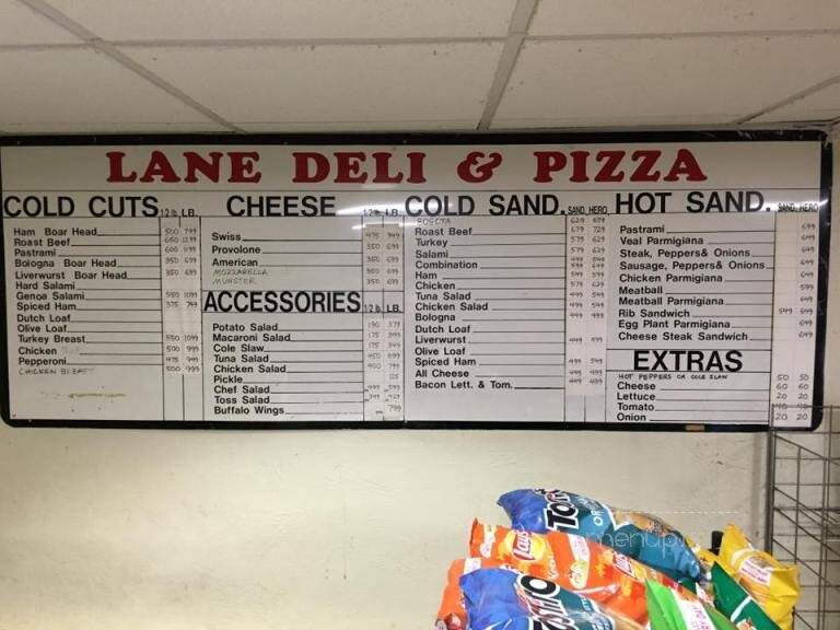 Lane Deli & Pizza - Stony Point, NY menu_pic