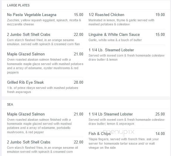 Lighthouse On The Hudson - Piermont, NY menu_pic
