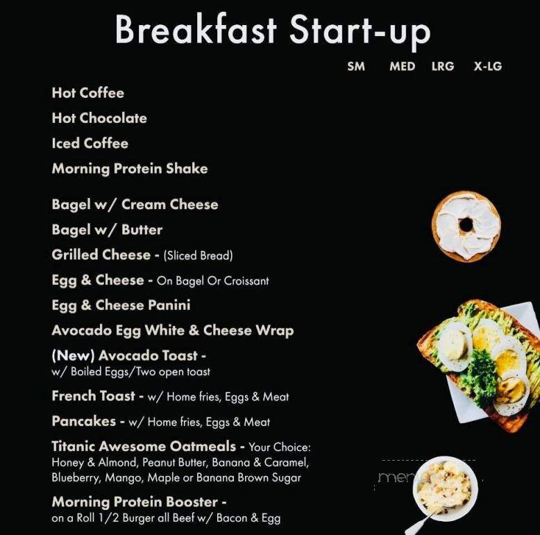 Titanic Deli - Congers, NY menu_pic