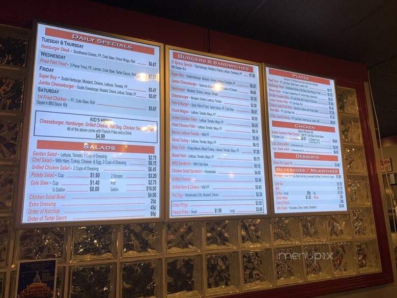 South 21 Matthews - Matthews, NC menu_pic