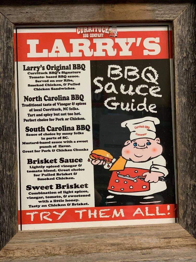 Currituck Bbq Co - Barco, NC menu_pic