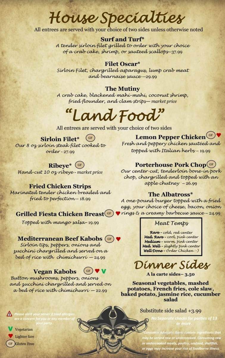 Froggy Dog - Avon, NC menu_pic