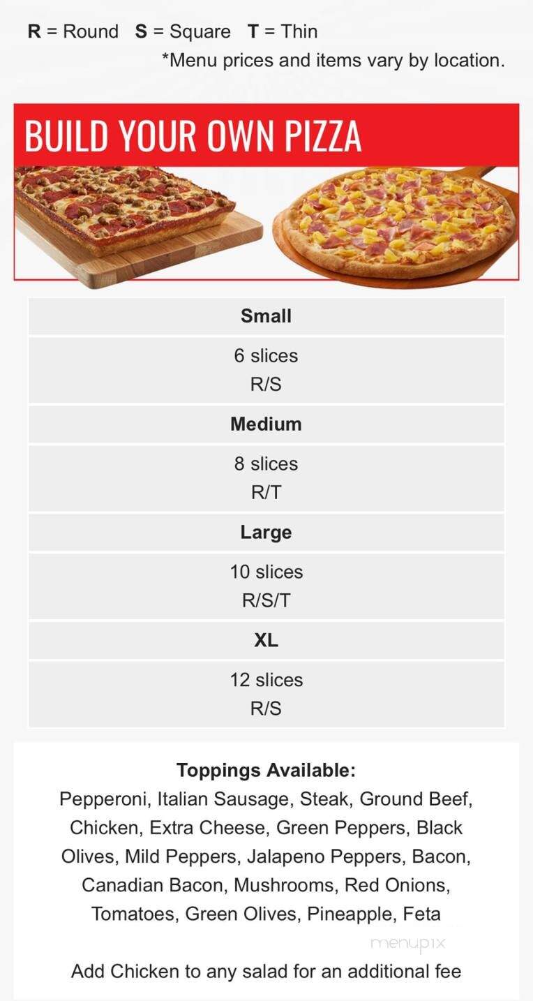 Papa's Pizza To Go - Robbinsville, NC menu_pic