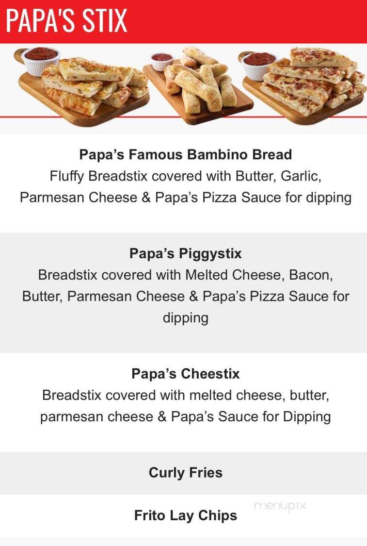 Papa's Pizza To Go - Robbinsville, NC menu_pic