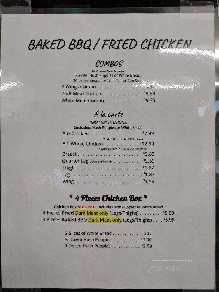 Rosa's Pizza - Middlesex, NC menu_pic