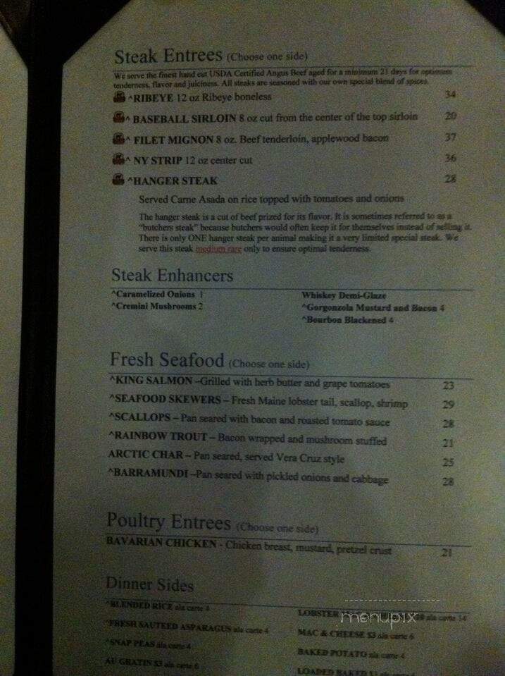 East 40 Chophouse & Tavern - Bismarck, ND menu_pic