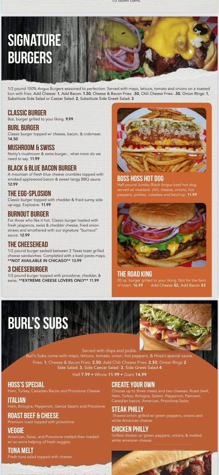 Hoss's Deli - Newport News, VA menu_pic