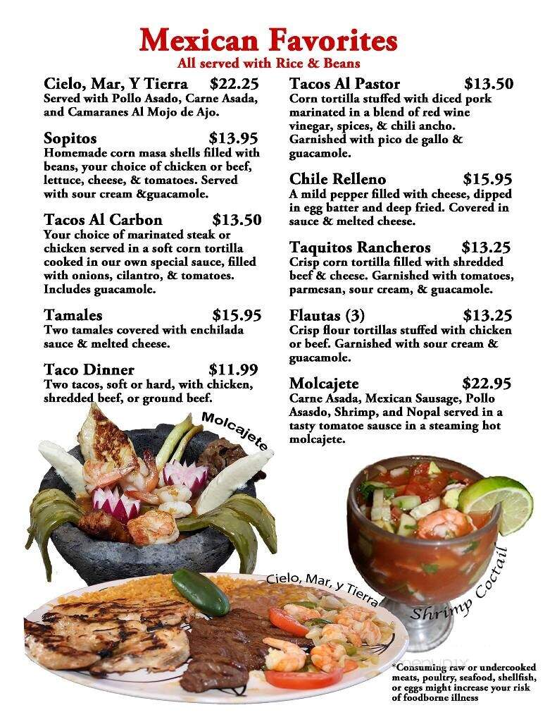 Las Mesitas - Battle Ground, WA menu_pic
