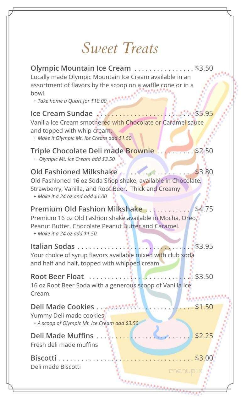 Union Square Deli - Union, WA menu_pic