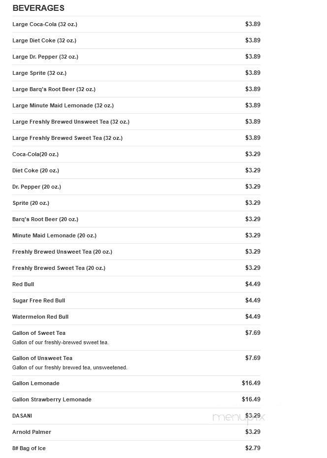 Logan's Roadhouse - Florence, AL menu_pic