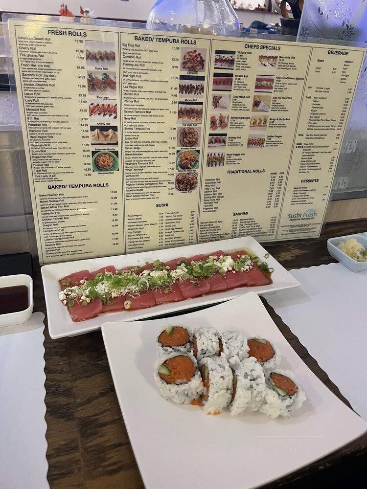 Sushi Fresh - Camarillo, CA menu_pic