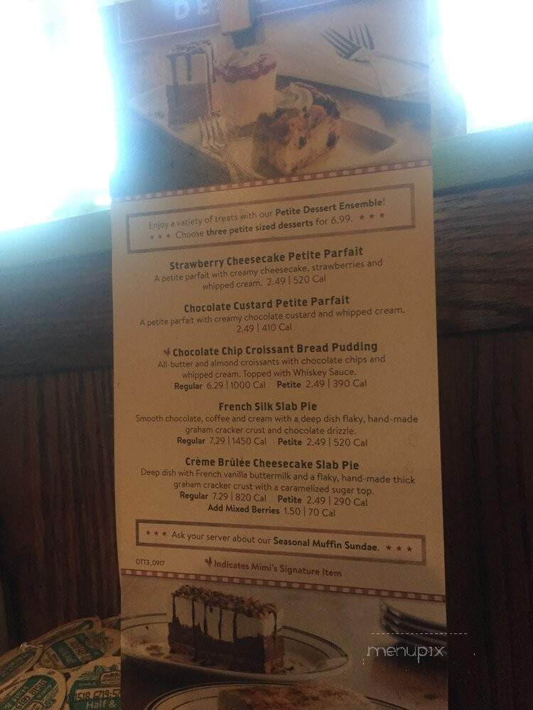 Mimi's Bistro & Bakery - San Bernardino, CA menu_pic