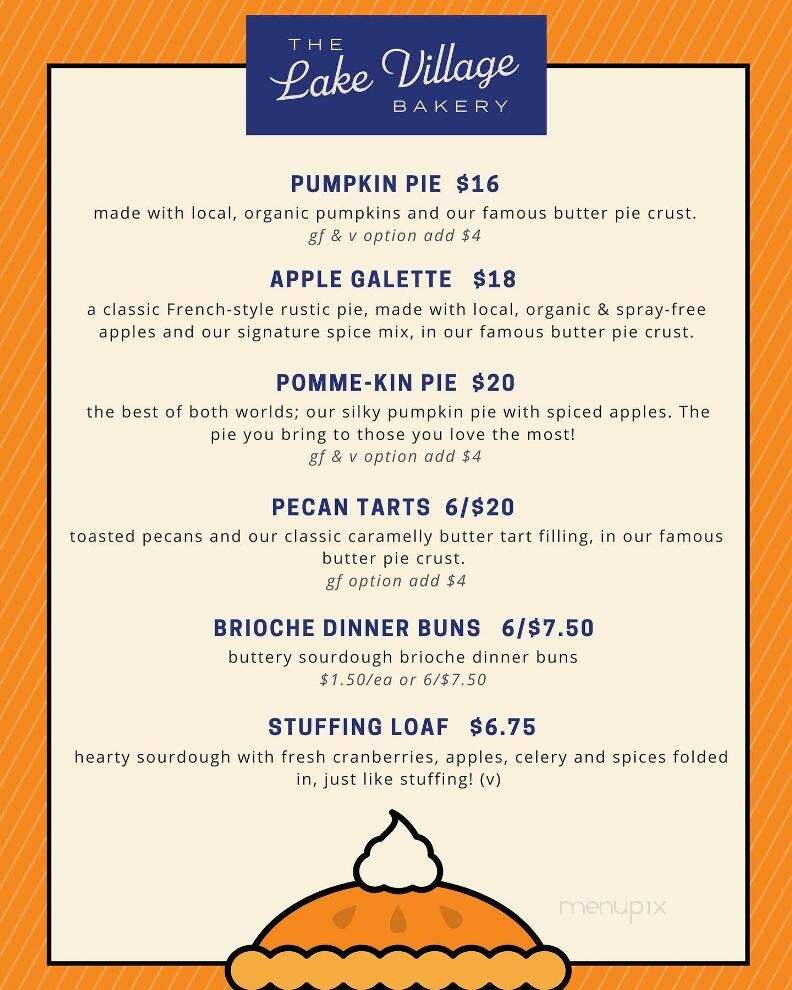 The Lake Village Bakery - Osoyoos, BC menu_pic