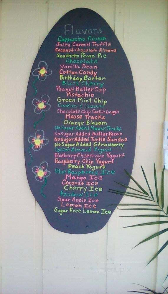 Island Treats - Pawleys Island, SC menu_pic