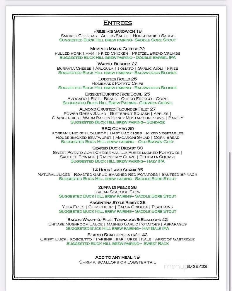 Buck Hill Brewery and Restaurant - Blairstown, NJ