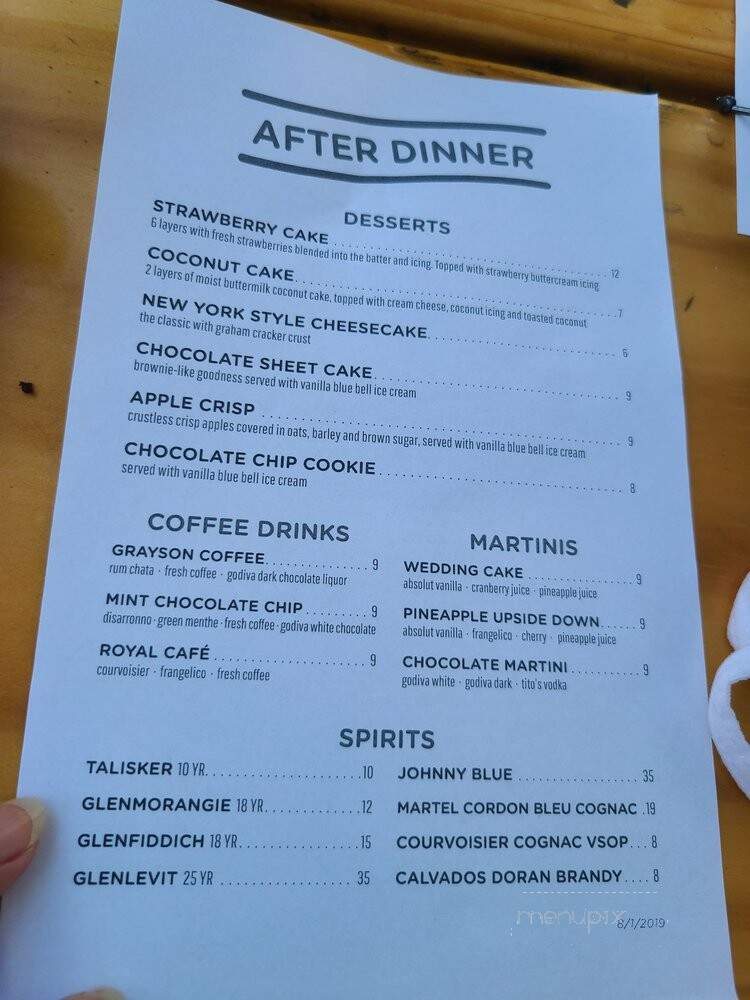 Down on Grayson - San Antonio, TX menu_pic