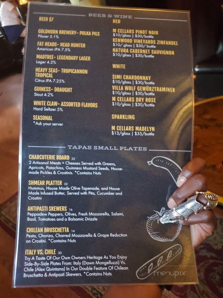 Quintana's Speakeasy - Cleveland Heights, OH menu_pic