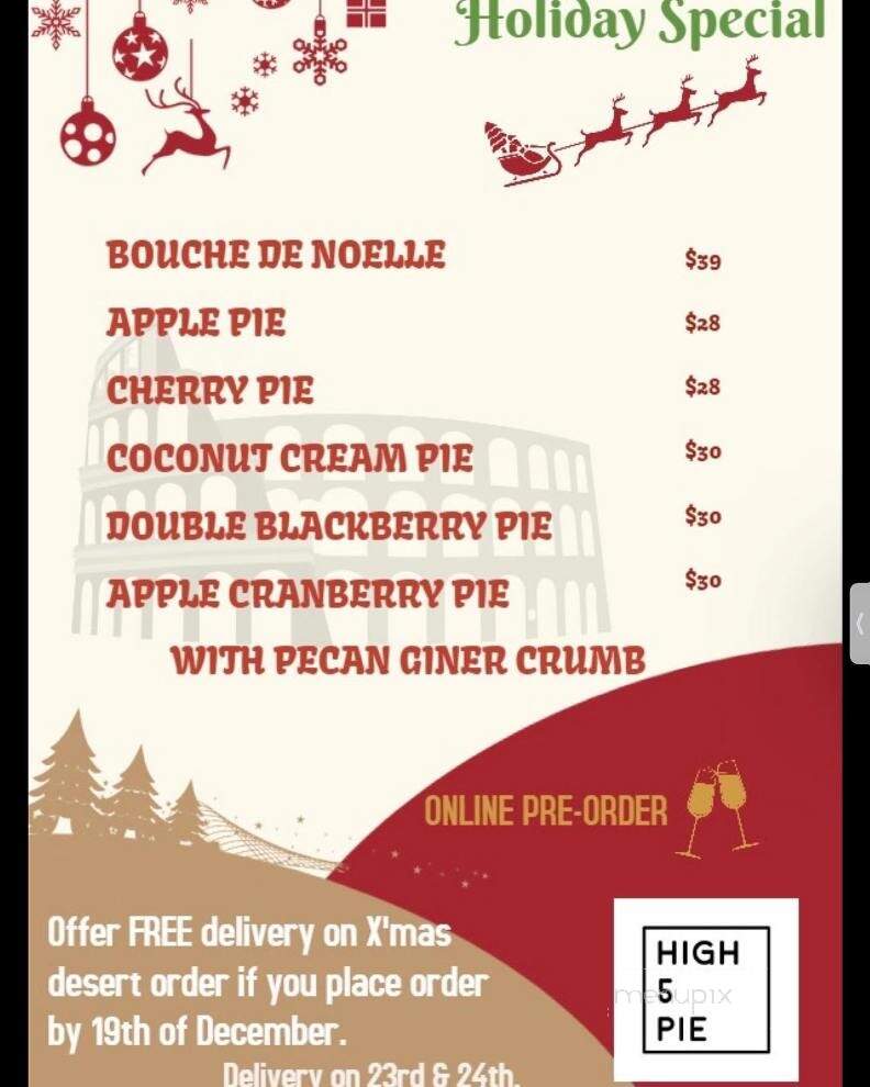 High 5 Pie - Burien, WA menu_pic