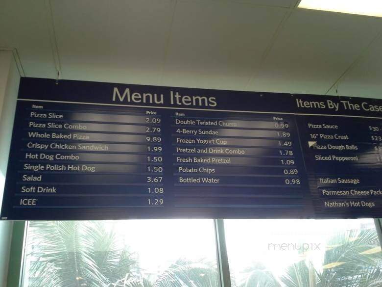 Sam's Club Cafe - Honolulu, HI menu_pic
