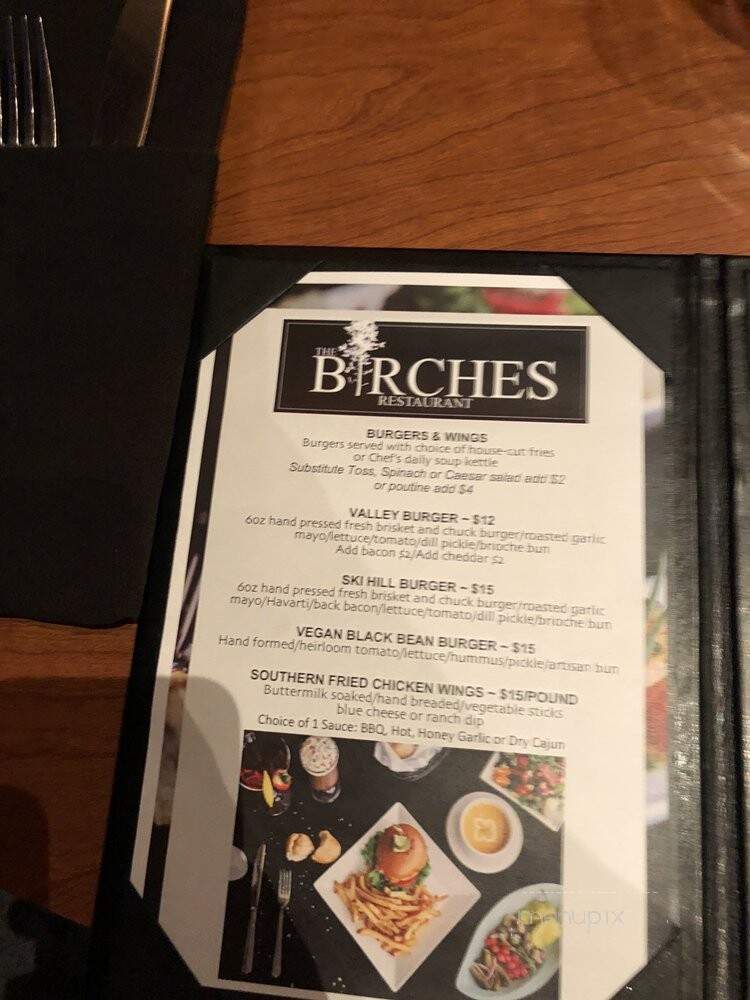 The Birches Bistro - Huntsville, ON menu_pic