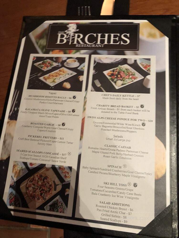 The Birches Bistro - Huntsville, ON menu_pic