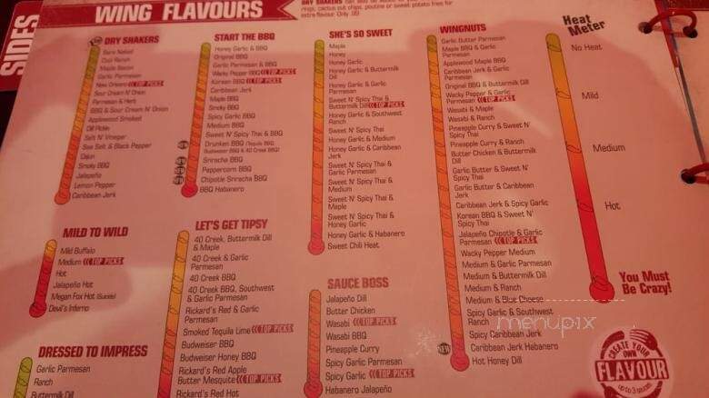Wacky Wings - Brantford, ON menu_pic