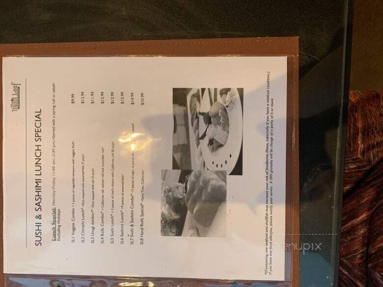 The Basil Leaf Sushi & Thai - High Point, NC menu_pic