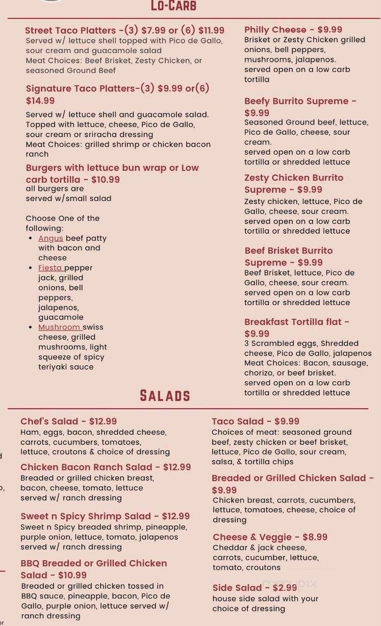 5th Street Cafe - Fort Smith, AR menu_pic