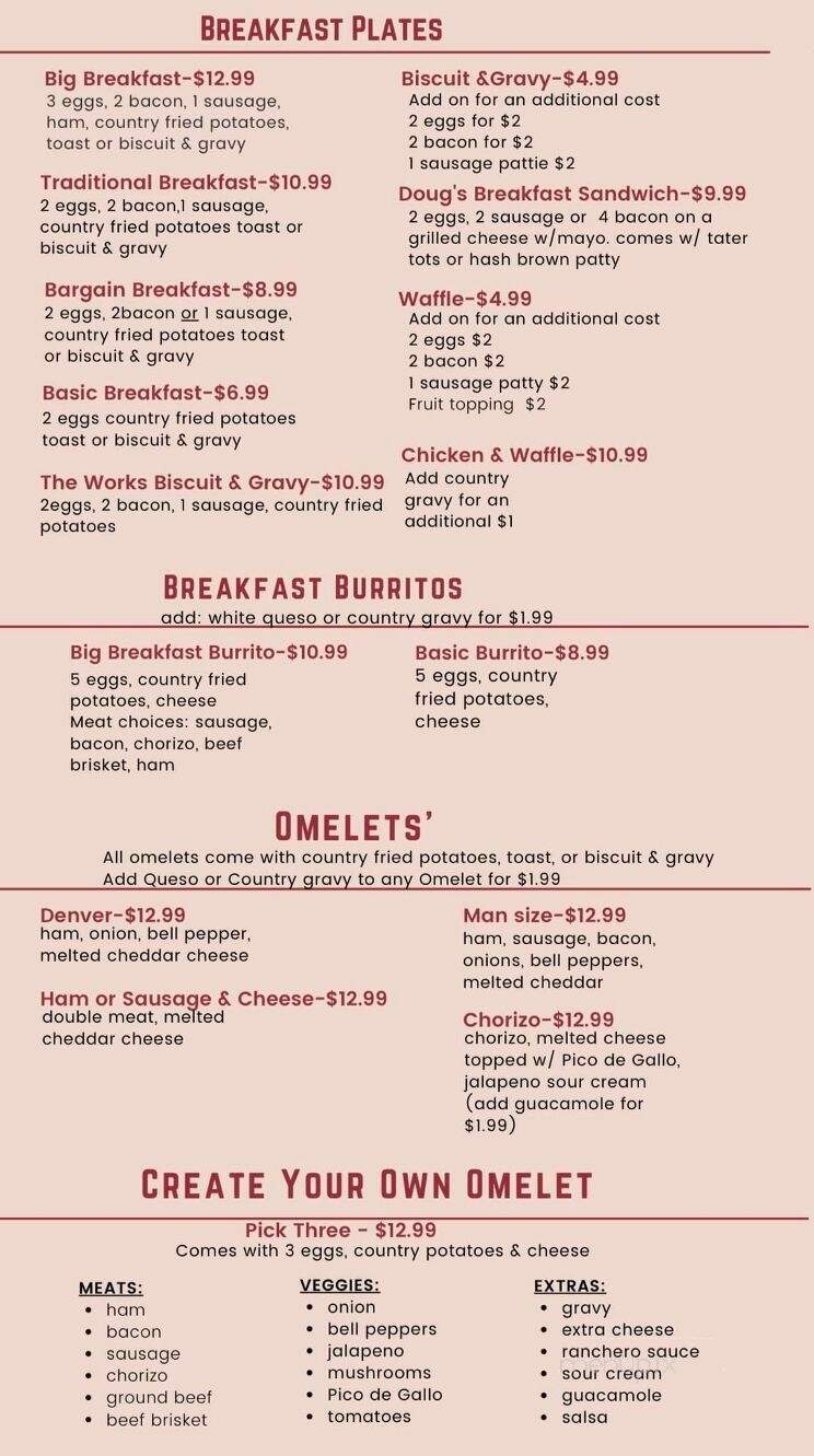 5th Street Cafe - Fort Smith, AR menu_pic