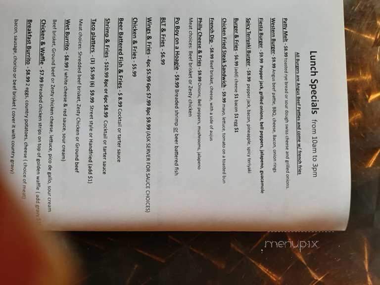 5th Street Cafe - Fort Smith, AR menu_pic