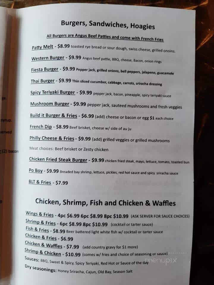 5th Street Cafe - Fort Smith, AR menu_pic