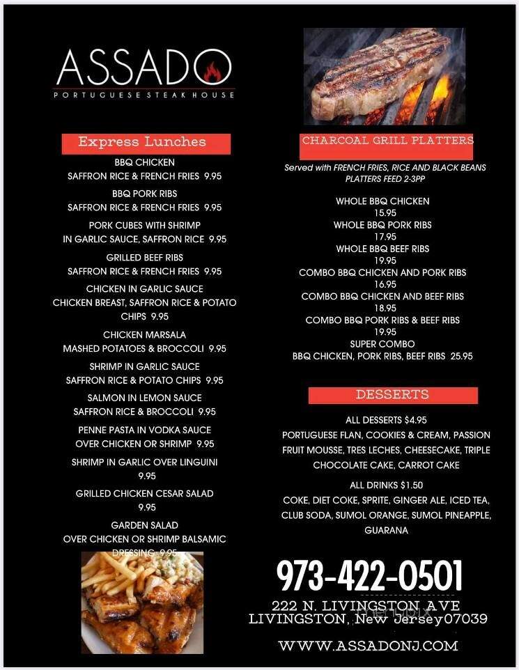 Assado Portuguese Steakhouse - Livingston, NJ