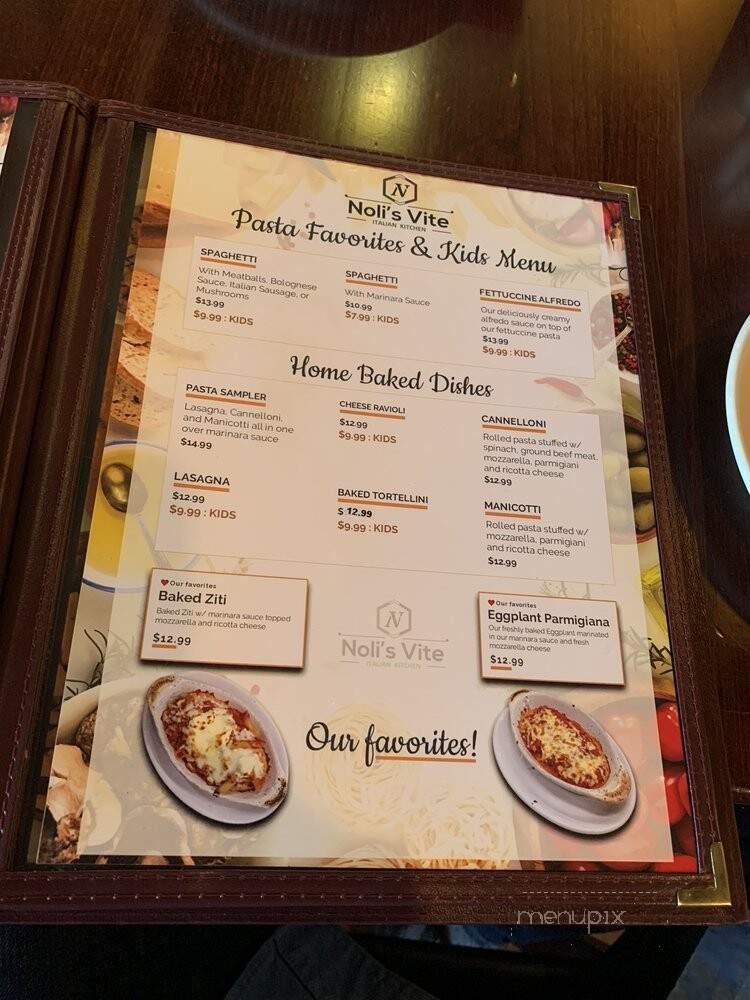 Noli's Vite - New Braunfels, TX menu_pic