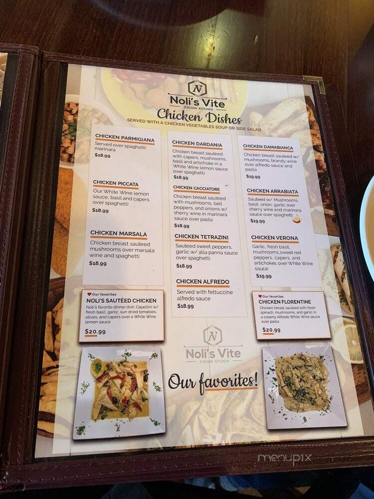 Noli's Vite - New Braunfels, TX menu_pic