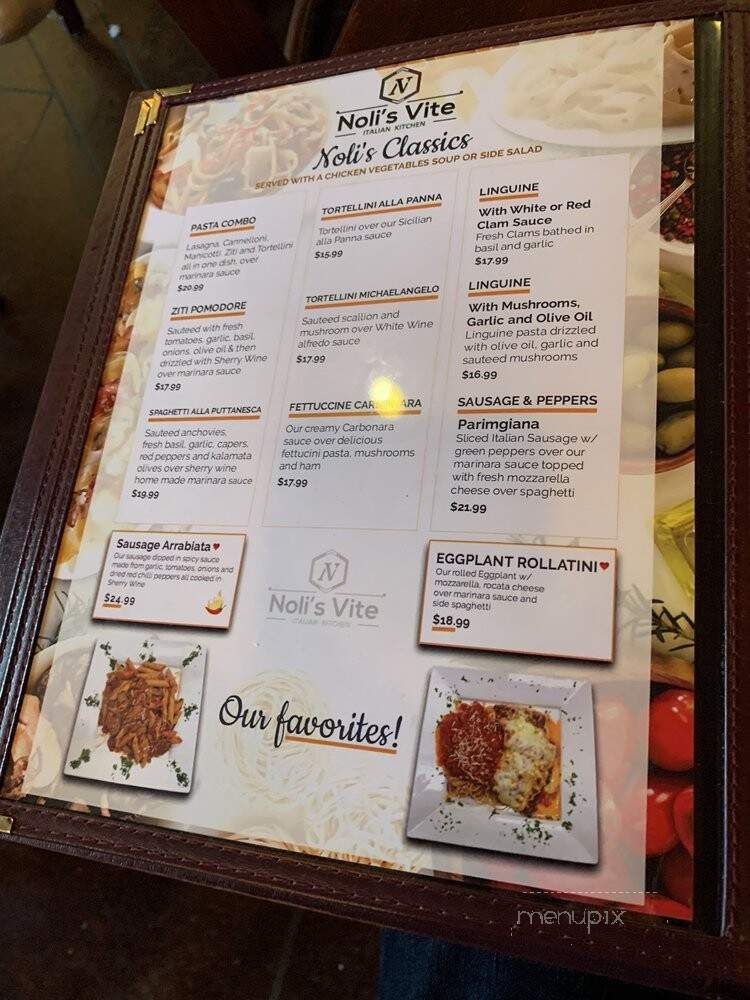 Noli's Vite - New Braunfels, TX menu_pic