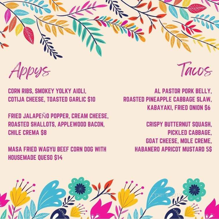 Su Casa - Plymouth, MA menu_pic