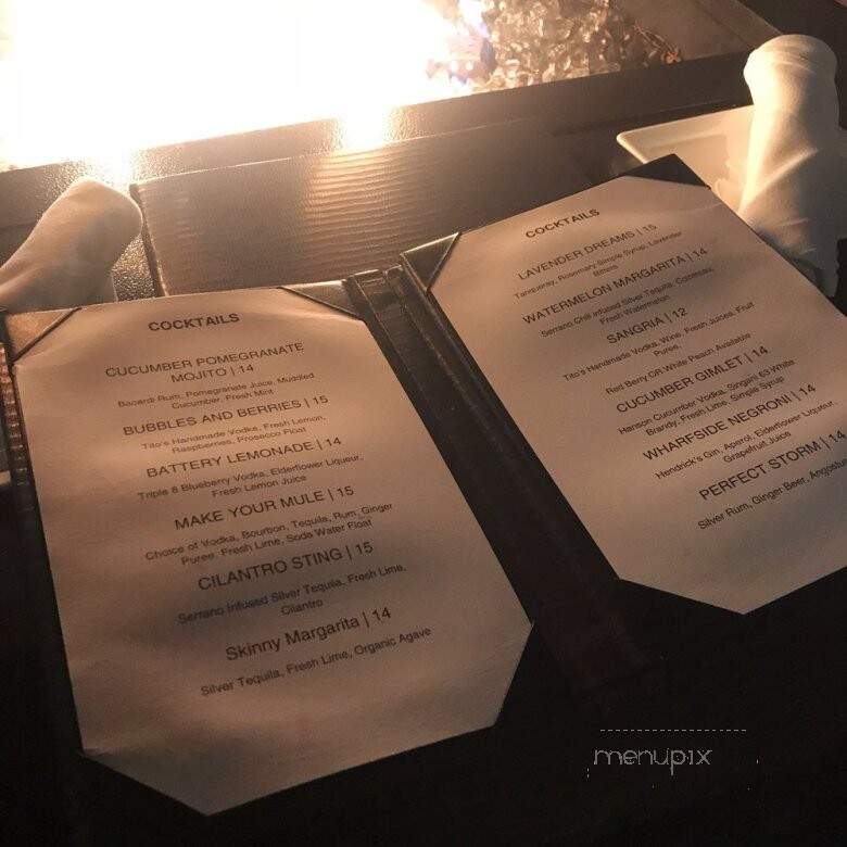 Battery Wharf Grille - Boston, MA menu_pic