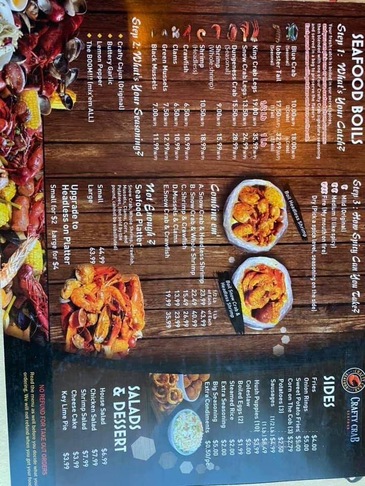 Crafty Crab Concord - Concord, NC menu_pic