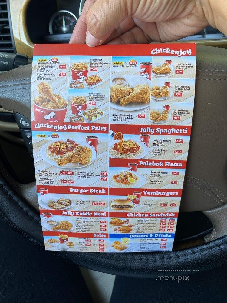 Jollibee - Bakersfield, CA menu_pic