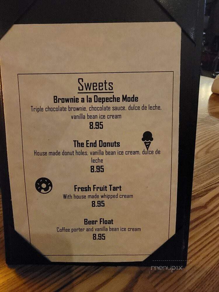 The End - Torrance, CA menu_pic