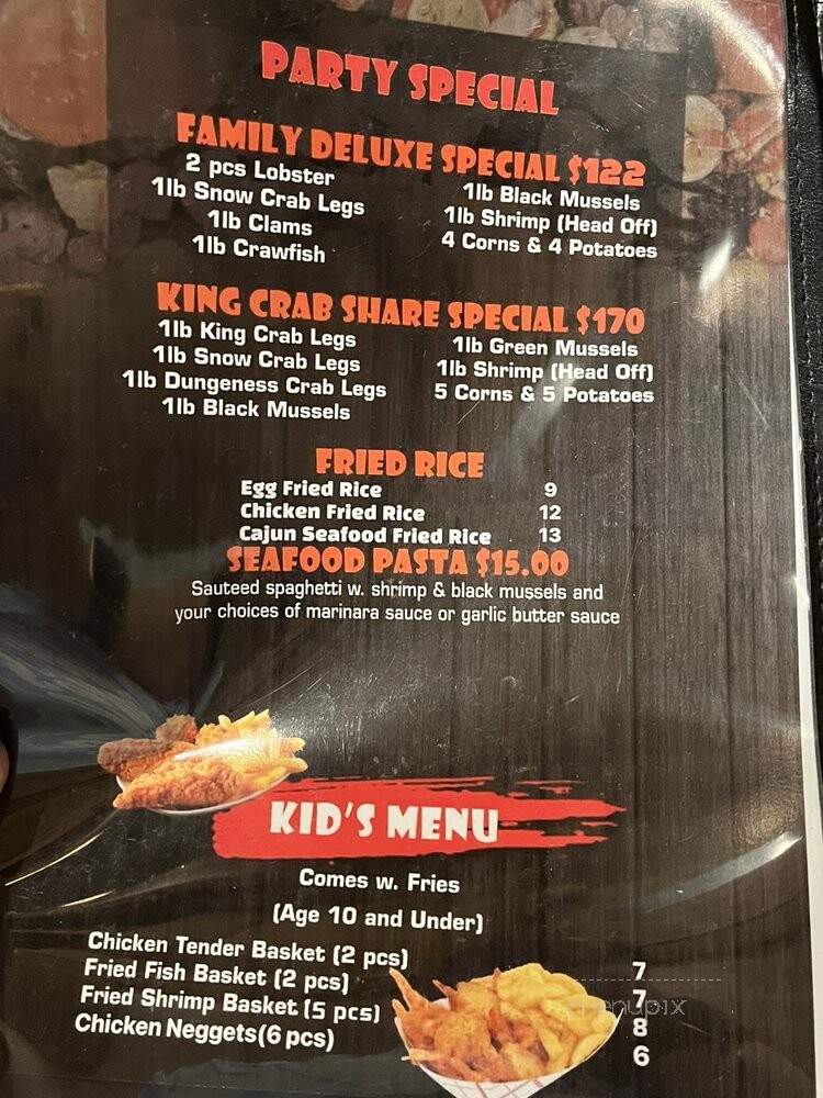 King Crab - Auburn Hills, MI menu_pic