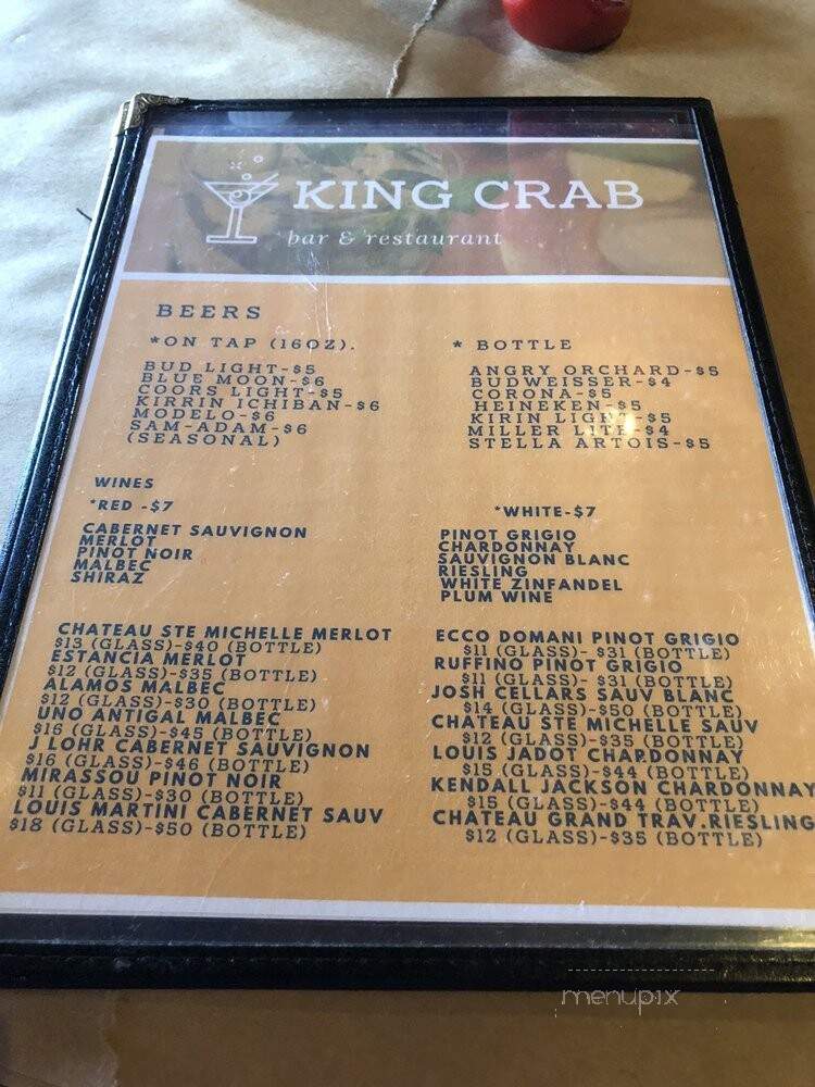 King Crab - Auburn Hills, MI menu_pic
