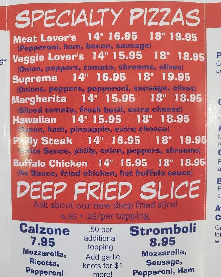 American Pizza Oven - Dade City, FL menu_pic