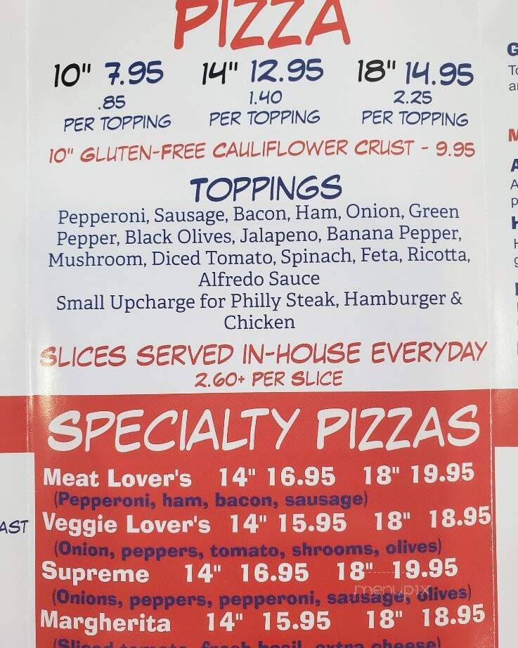 American Pizza Oven - Dade City, FL menu_pic