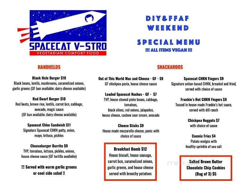 Spacecat V-stro - Ferndale, MI menu_pic