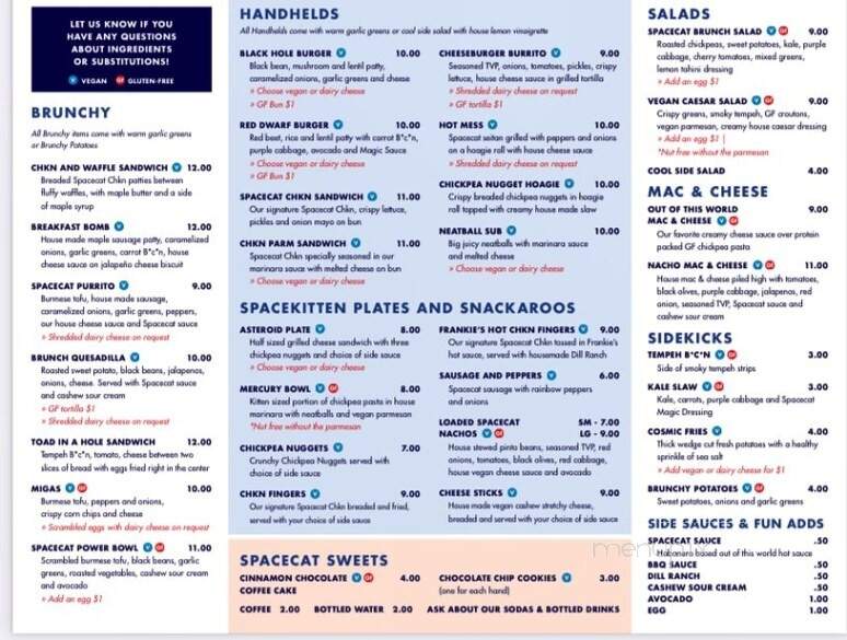Spacecat V-stro - Ferndale, MI menu_pic