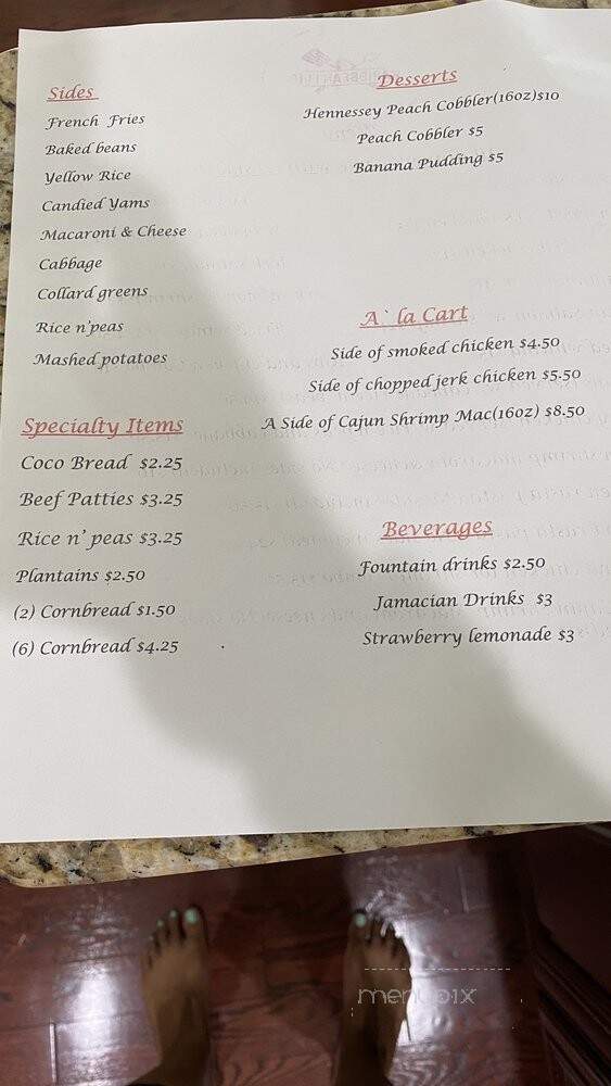 Ka'ribbean Fire - La Plata, MD menu_pic