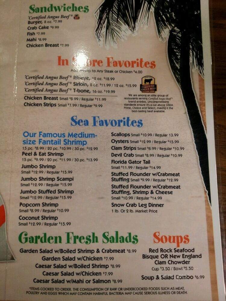 Ship 2 Shore Seafood & Steaks - Kingsland, GA menu_pic