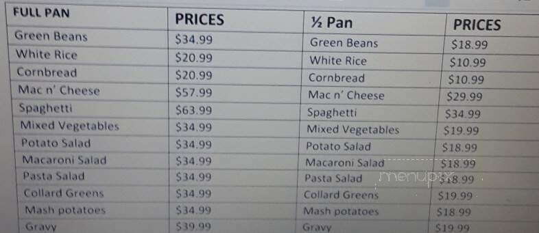 Good Eating Kitchen - Gaston, SC menu_pic