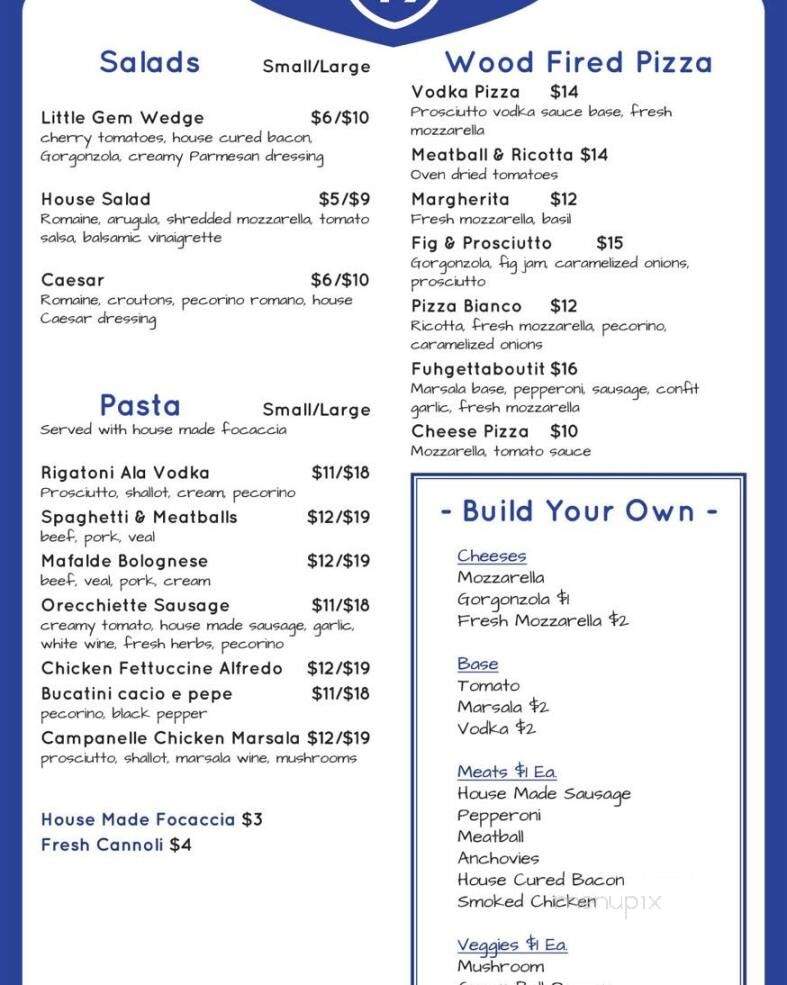 Pastaria 49 - Jonesboro, AR menu_pic